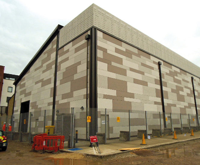 Temporary high-security fencing for energy works upgrade