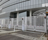 Zaun steel mesh for gates at Nigerian landmark tower - on this page