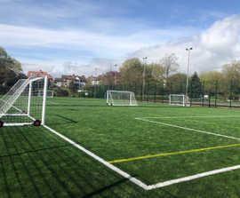 Sports fencing and gates for 3G football pitch upgrade