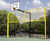 Fence mounted basketball hoop with steel backboard 5