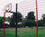 Fence mounted basketball hoop with steel backboard 10