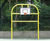 Fence mounted basketball hoop with steel backboard 2