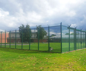 High security fencing for psychiatric hospital