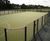 Curved Corners For MUGAs - steel sports pitch corner panels 1