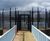 SR2-rated pedestrian gates - welded mesh infill 3