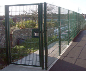 SR1 Rated Pedestrian Gates - steel security gate for walkways and access