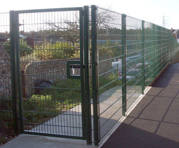 SR1 Rated Pedestrian Gates - steel security gate for walkways and access