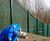 ArmaWeave® - self-raking, woven mesh high-security fencing system 2