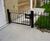 Vertical solid bar steel railings 2