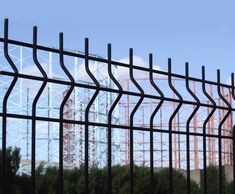 Axiom - steel rigid mesh low-security perimeter fencing system