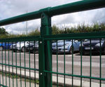 Spectator Rails - steel sports pitch barrier