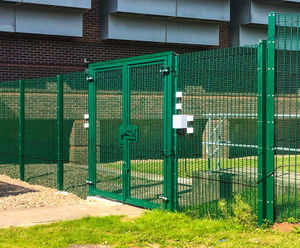 SR2-rated pedestrian gates - welded mesh infill
