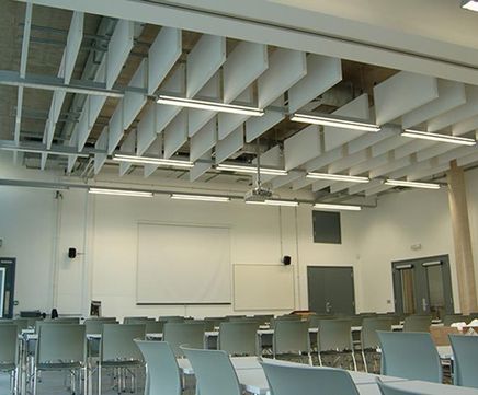 TBS metal-framed acoustic baffle