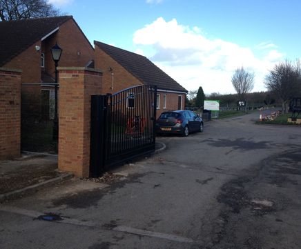 New cemetery entrance gates for Stile Cop Cemetery