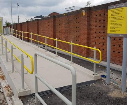 Works are underway on MPT Trafford Park Line project