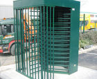 Full-height pedestrian turnstiles