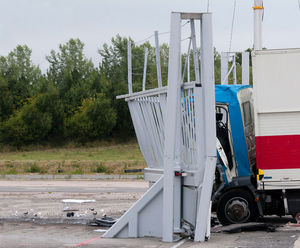 SG1100CR high-security sliding armoured vehicle gate