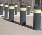 SB970CR Scimitar automatic security bollard - PAS 68