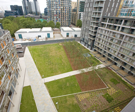 Waterproofing and green roof systems, Isle of Dogs