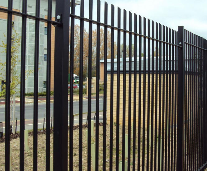 StyleGuard R - round tubular steel railings | Barkers Fencing