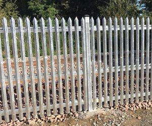 High-security palisade fencing for Network Rail