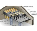 Monolithic GRC filter floor panels