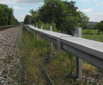 GRC cable troughs for the railway environment