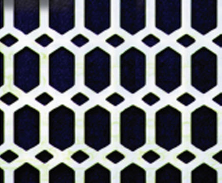 Architectural perforated grilles - stainless steel