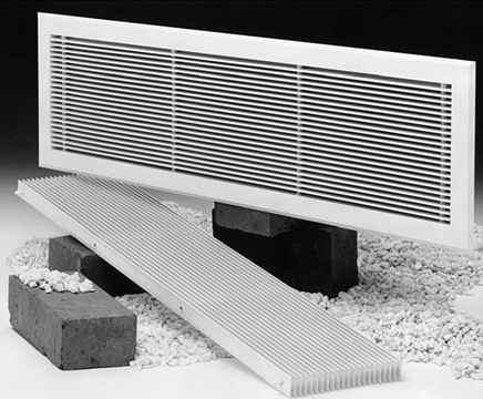 RCDD reversible louvre, adjustable grilles