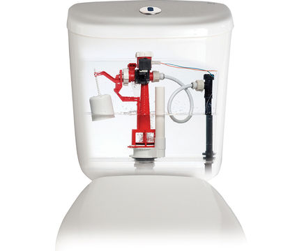 Easyflush hands-free WC cistern flush and fill valve
