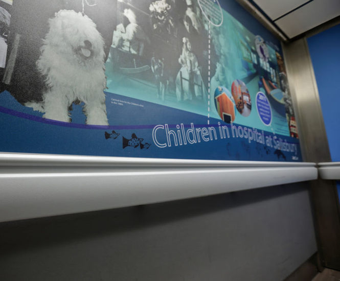 Acrovyn by Design transforms hospital lifts