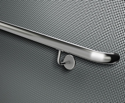 HRS-6 - medium-duty stainless steel handrails