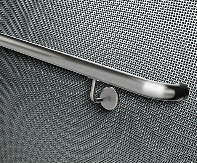 HRS-6 - medium-duty stainless steel handrails