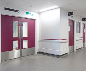 CS Acrovyn® Sheet impact-resistant door and frame protection