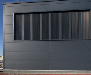 Rain defence louvres for energy-efficient data centres - Germany