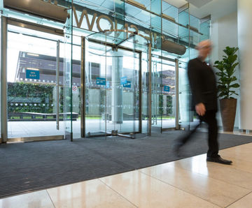 CS Pedimat Ultra entrance mat for office building refurb