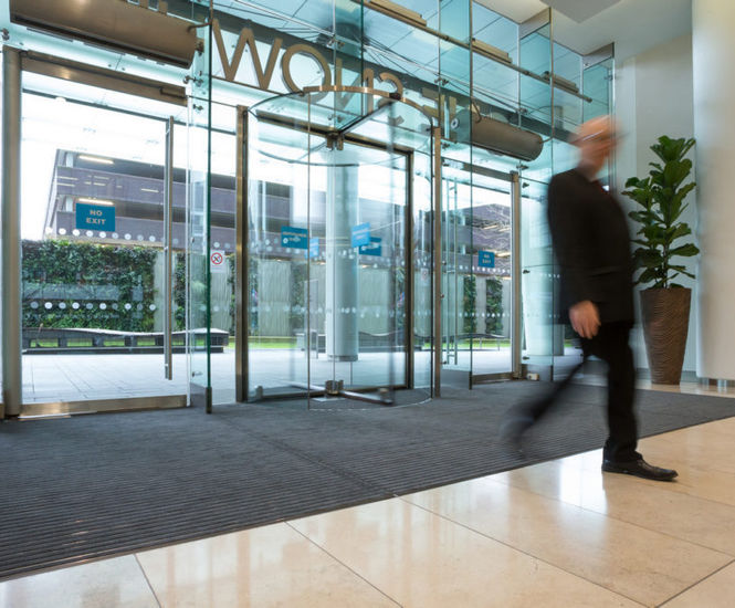CS Pedimat Ultra entrance mat for office building refurb