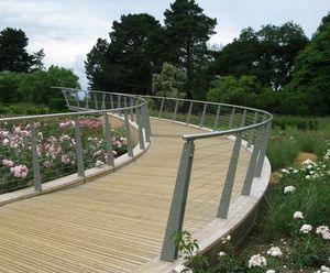 Bespoke curved ramp walkway, Savill Gardens, Surrey