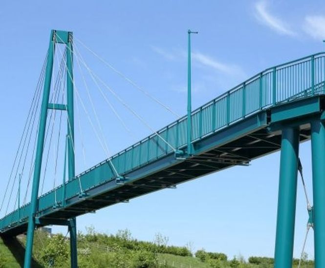 Cable stay bridge, Ebbw Vale