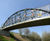 Bow-tied arch cycle bridge - Picket Twenty, Andover 0