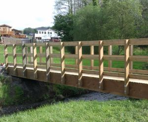 Timber kit footbridges