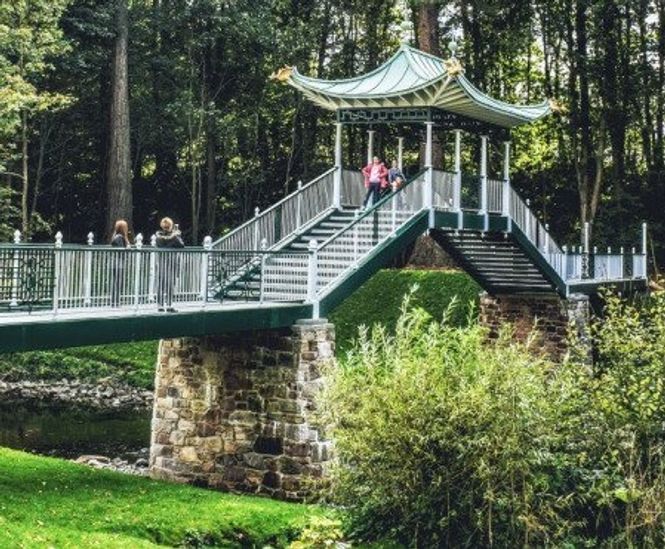 Chinese footbridge - Dumfries House, Scotland