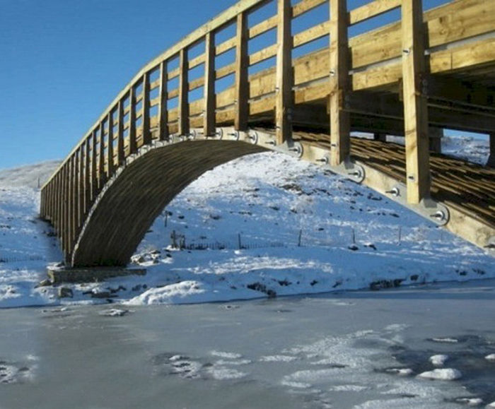 Far Moor bridleway bridge on the Pennine Way, Yorkshire CTS Bridges