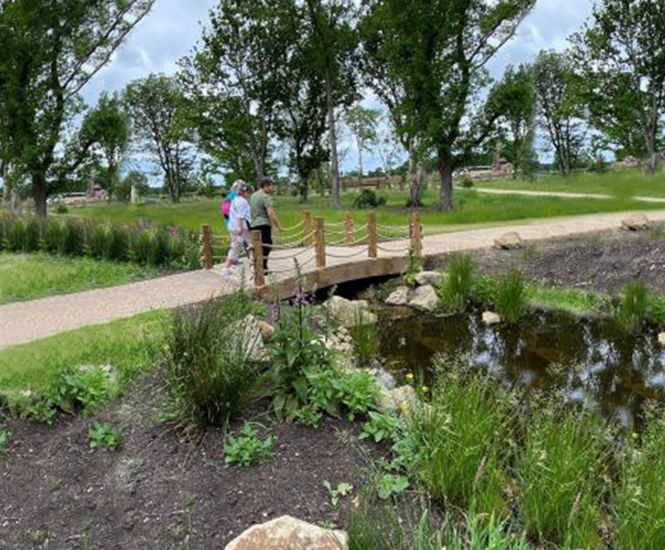 5 Bespoke Bridges at RHS Bridgewater, Salford