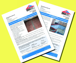Damp proofing duo qualities recognised by BBA
