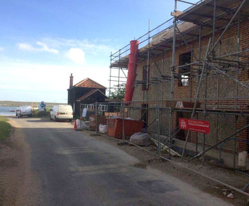 Flood restoration of a seaside property