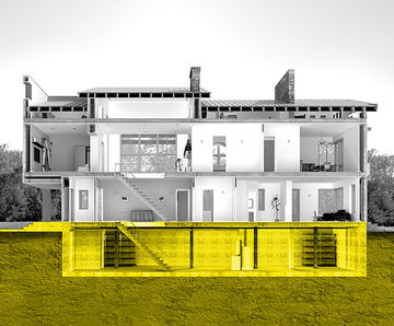 Delta Type C cavity drainage waterproofing systems