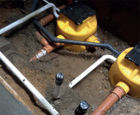Basement drainage protection 