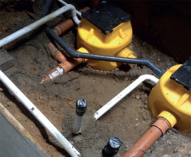 Basement drainage protection