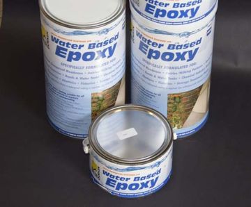 Water-based epoxy resin - waterproof concrete and masonry coating